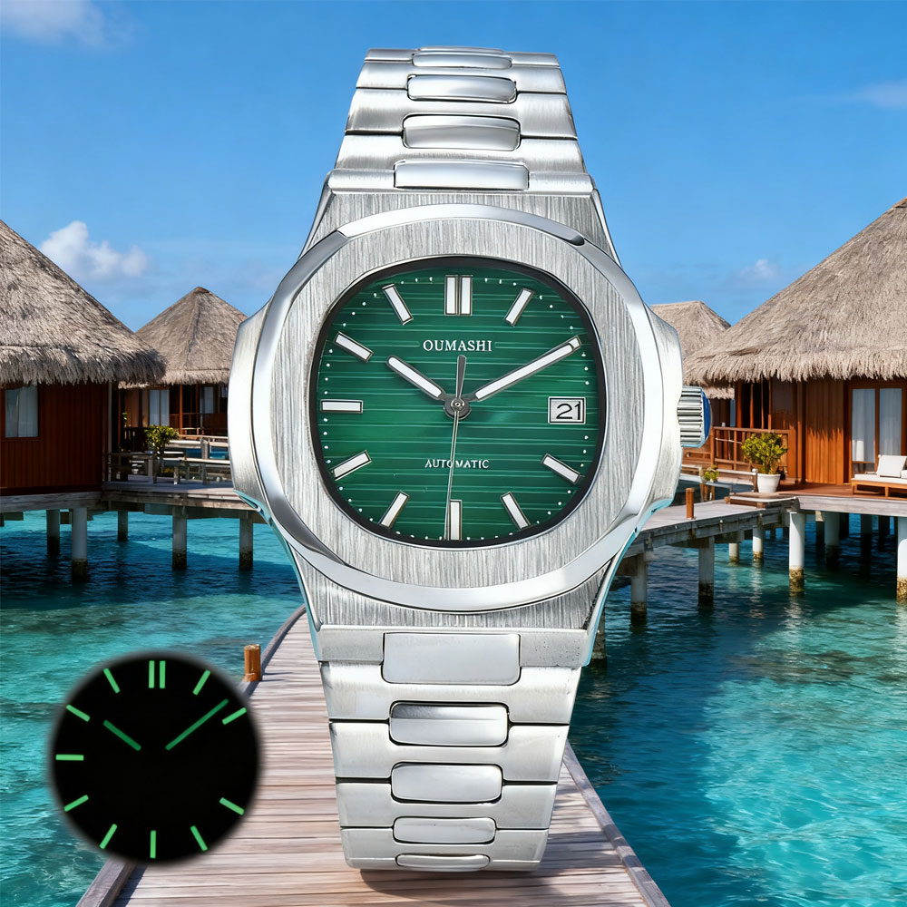 Sapphire Crystal Display - Montre pour hommes de 40mm, mouvement