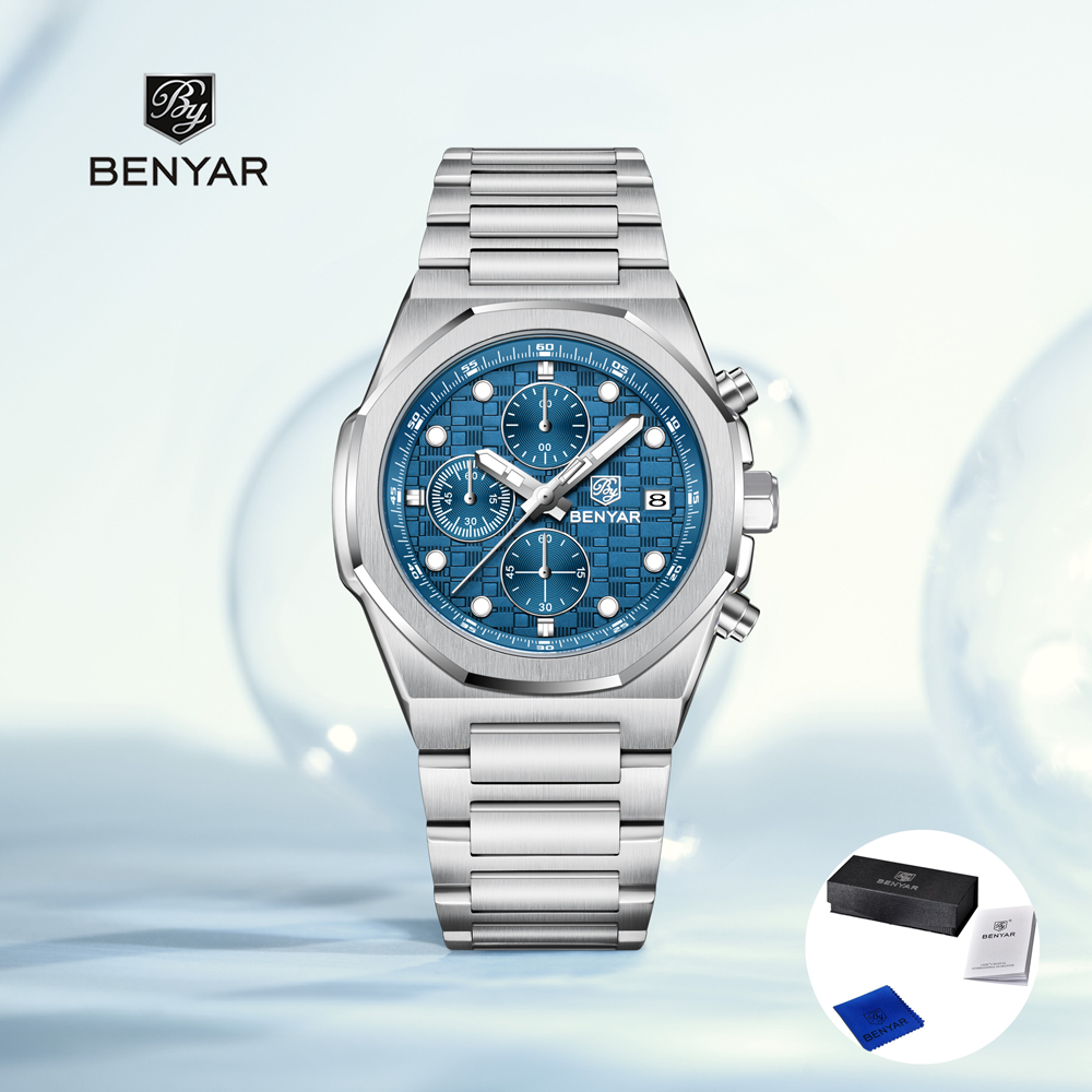 Luxury Watch Price - BENYAR – montre-bracelet à Quartz pour