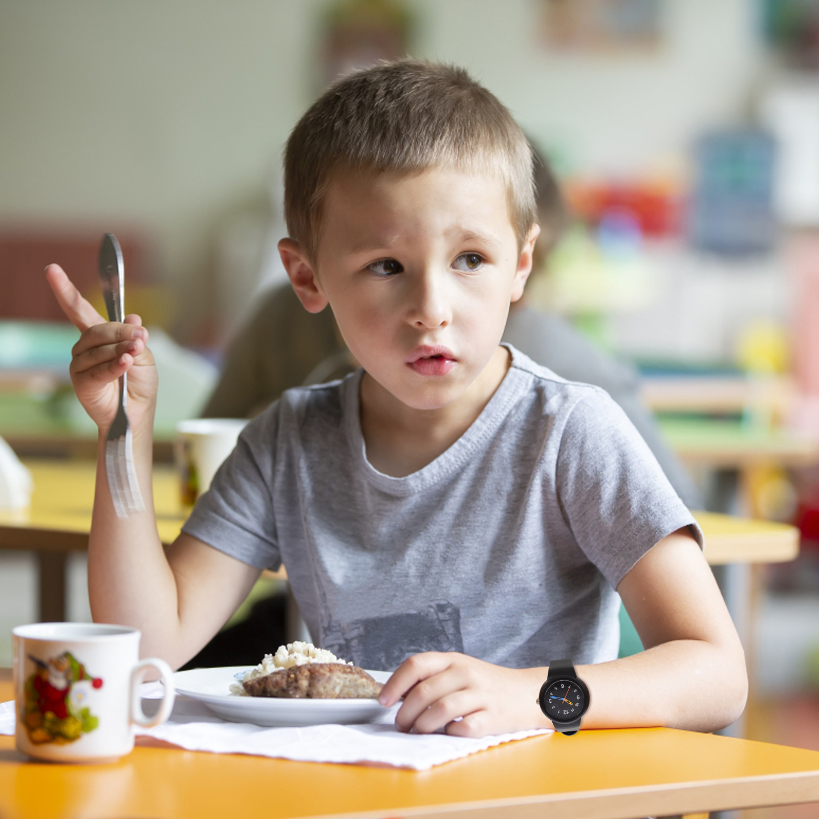 Luxury Watch Kids - Montre d'examen étanche pour enfants, légère