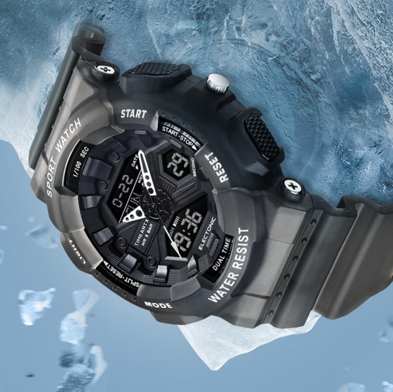 Luxury Watch Rubber Strap - Montre pour homme TIMEARTX, montre-bracelet de