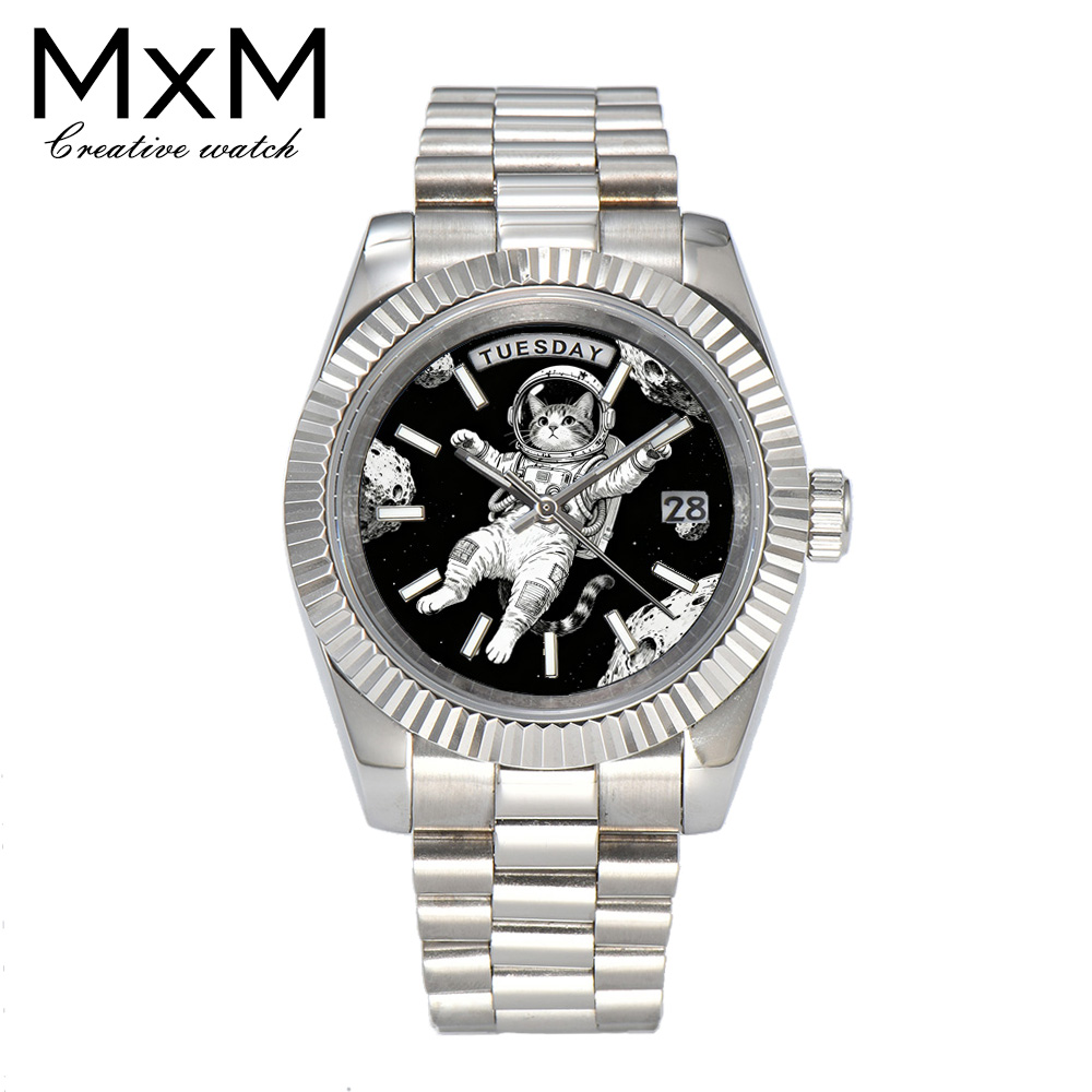 Sapphire Crystal Display - Montre pour hommes créative 40mm/36mm Miyota