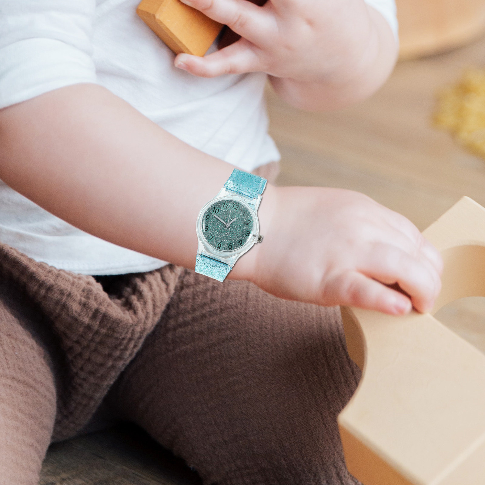 Luxury Watch Kids - Montre colorée et brillante pour enfants,
