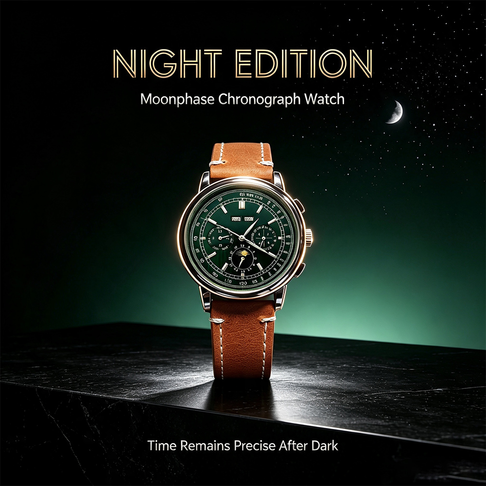 Sapphire Crystal Display - Montre automatique pour homme ST1655 avec