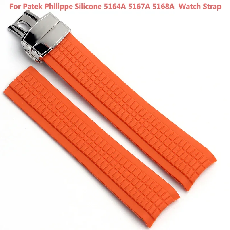Patek Philippe Watch Aquanaut - Bracelet de montre en caoutchouc souple