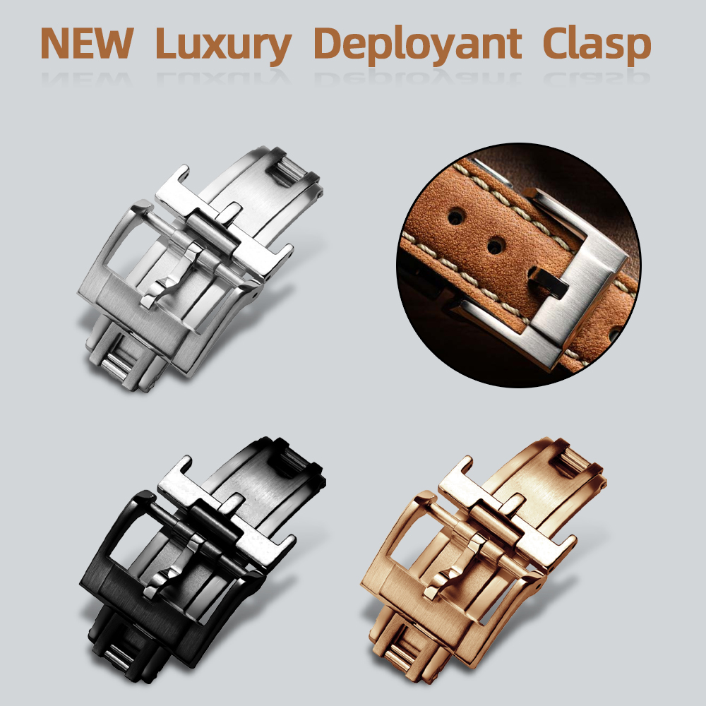 Luxury Watch Unique - NOUVEAU Fermoir Déployant de Luxe 16mm