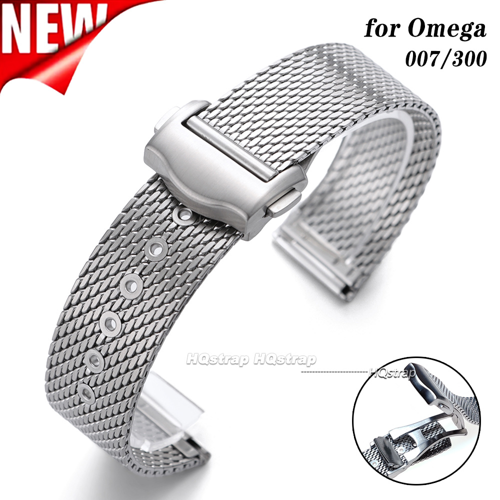 Omega Watch Seamaster - Bracelet de montre en acier inoxydable,