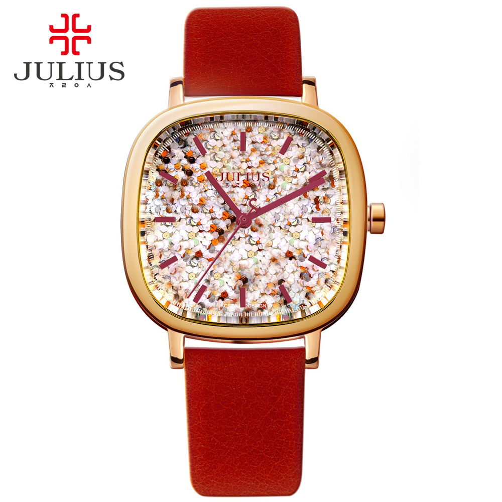 Luxury Watch And Jewelry Brand - JULIUS – montre-bracelet en cuir pour