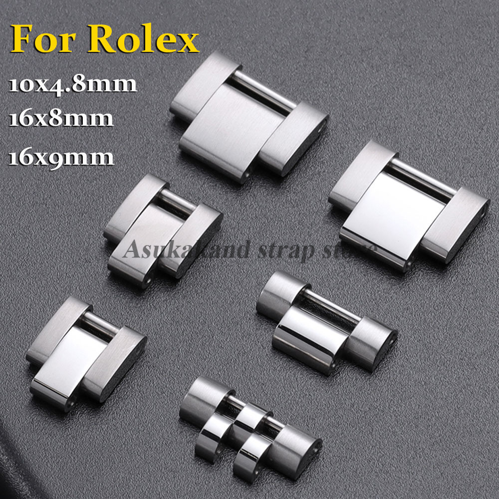 Luxury Watch Unique - Maillons d'extension métalliques 16x8mm/16x9mm/10x4.8mm pour bracelet