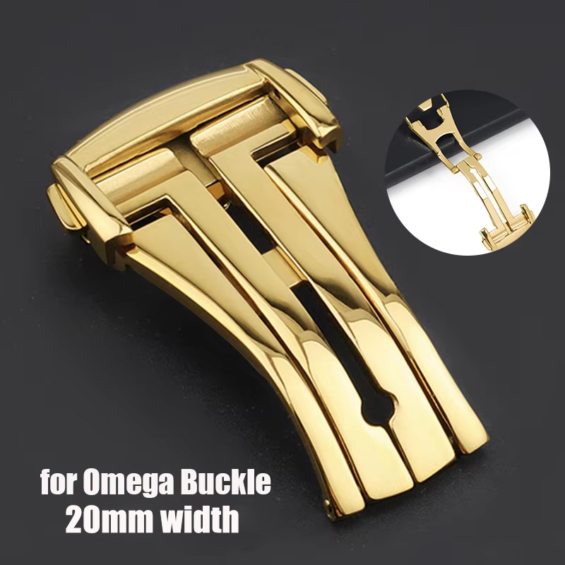 Omega Watch Seamaster - Boucles de montre pliantes polies en