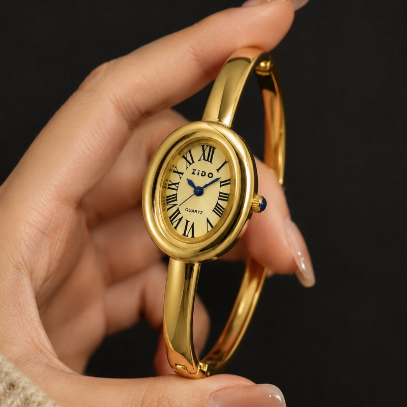 Luxury Watch And Jewelry Brand - Montre élégante pour femme, cadran ovale