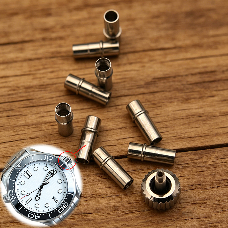 Omega Watch Seamaster - Couronne de montre et tube de
