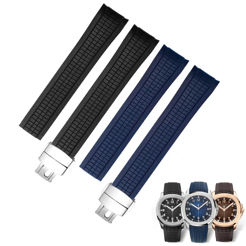 Patek Philippe Watch Aquanaut - Bracelet de montre en caoutchouc souple