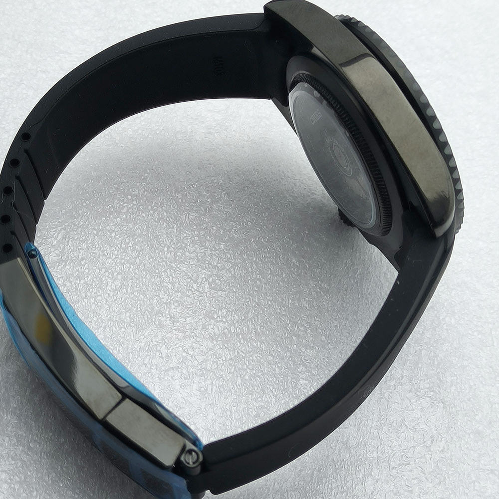 Montre mécanique noire en acie - Sapphire Crystal Display avis et prix