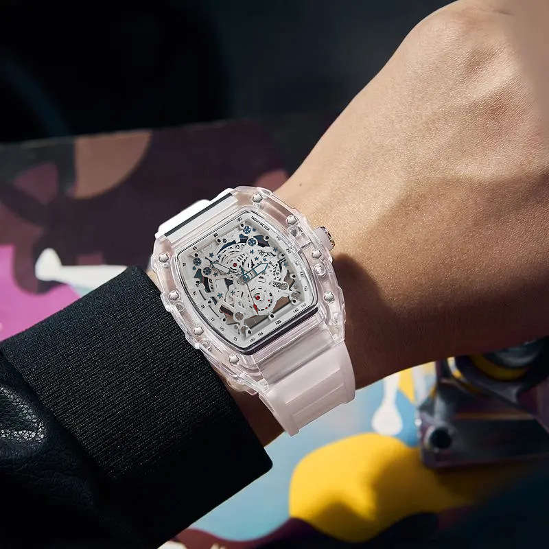 Tonneau mode montre à Quartz h - Luxury Watch Rubber Strap avis et prix