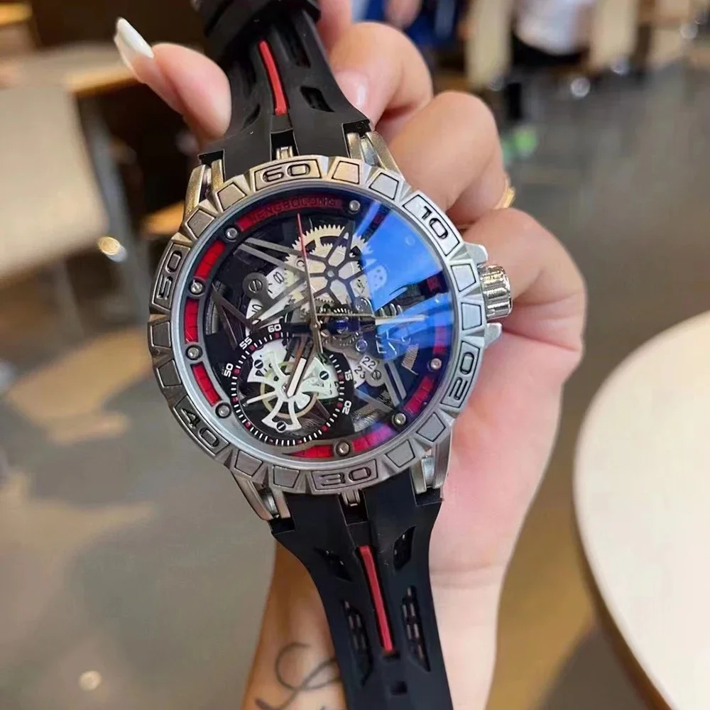 Montres en quartz 3D pour homm - Luxury Watch Rubber Strap avis et prix