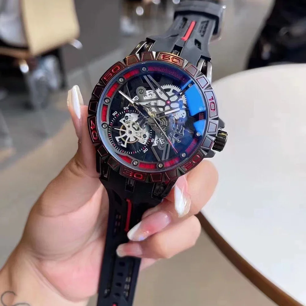 Montres en quartz 3D pour homm - Luxury Watch Rubber Strap avis et prix