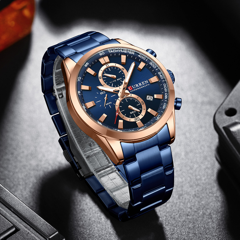 CURREN luxe mode chronographe  - Luxury Watch Apple avis et prix