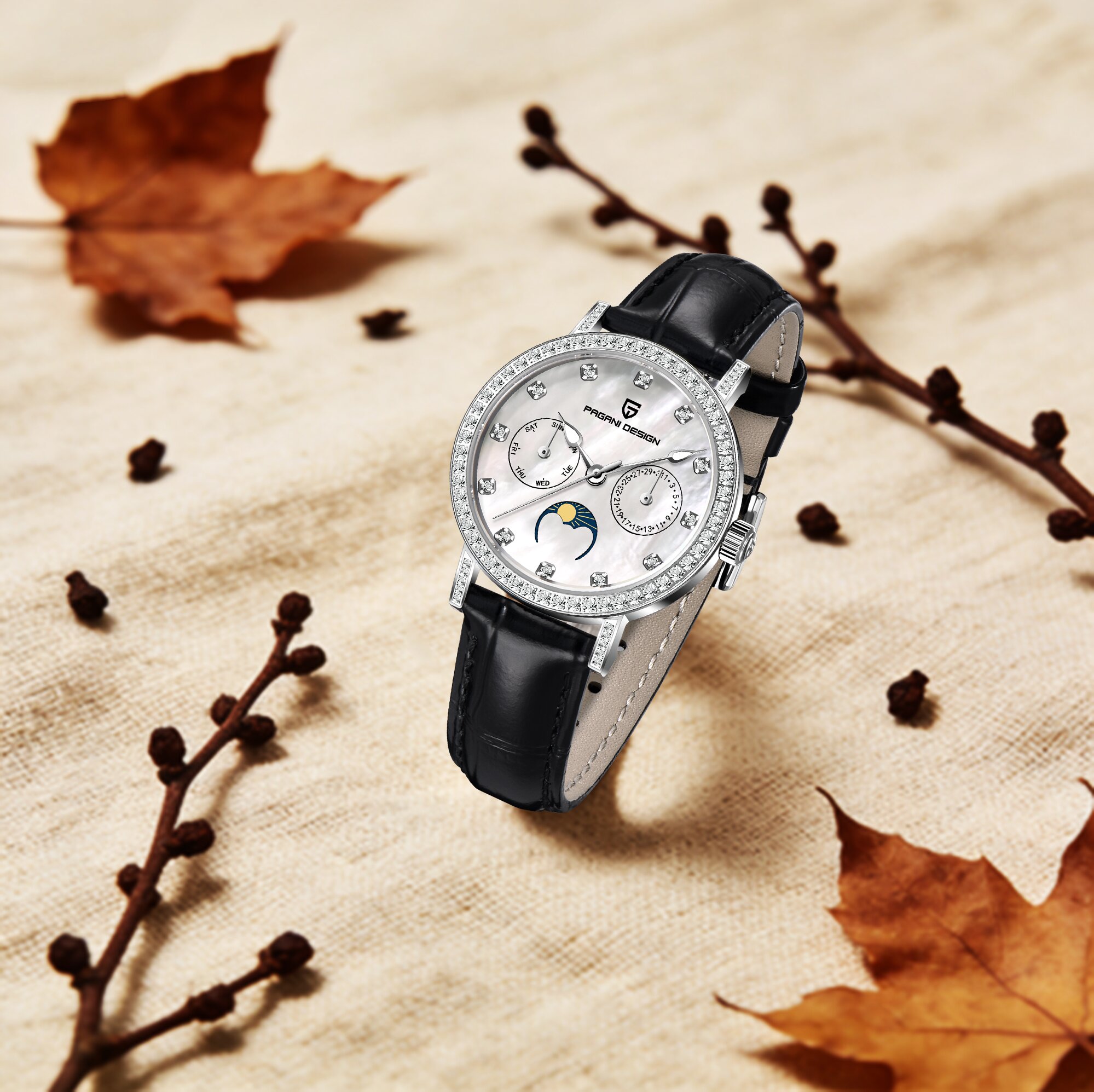 Montre à quartz de luxe pour f - Sapphire Crystal Display avis et prix