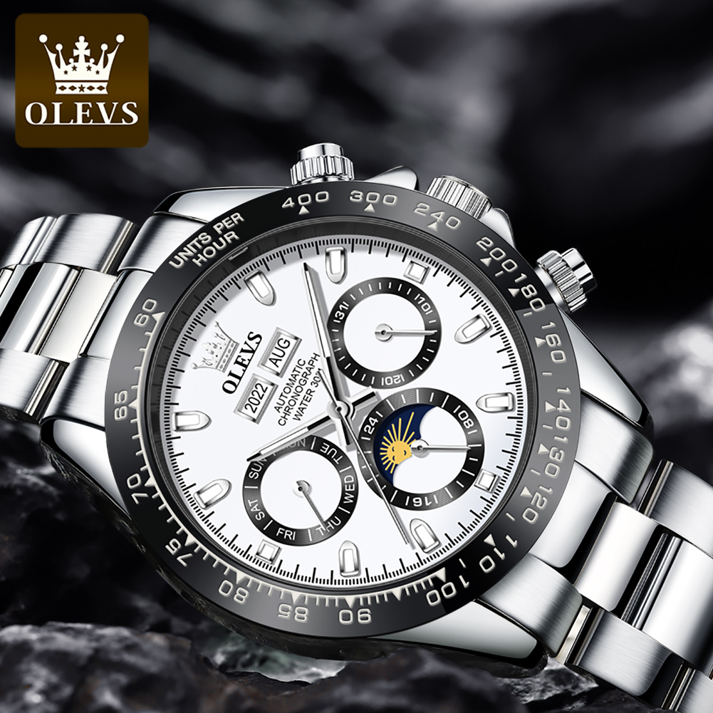 OLEVS 6654 montre de luxe pour - Omega Watch Seamaster avis et prix