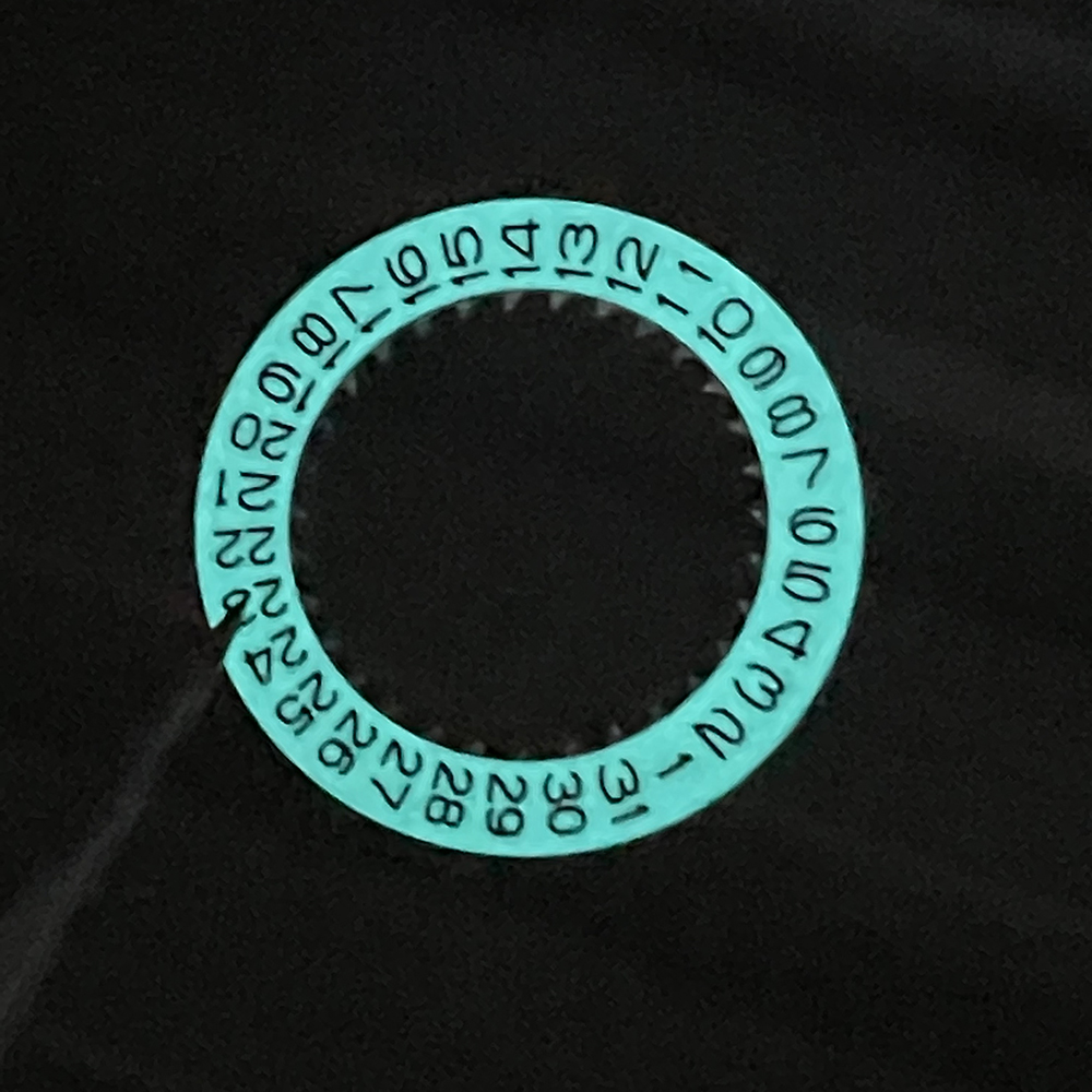 Roue de date lumineuse verte C - Exhibition Caseback avis et prix