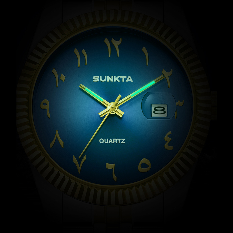 SUNKTA Top marque de luxe femm - Luxury Watch With Arabic Numerals avis et prix
