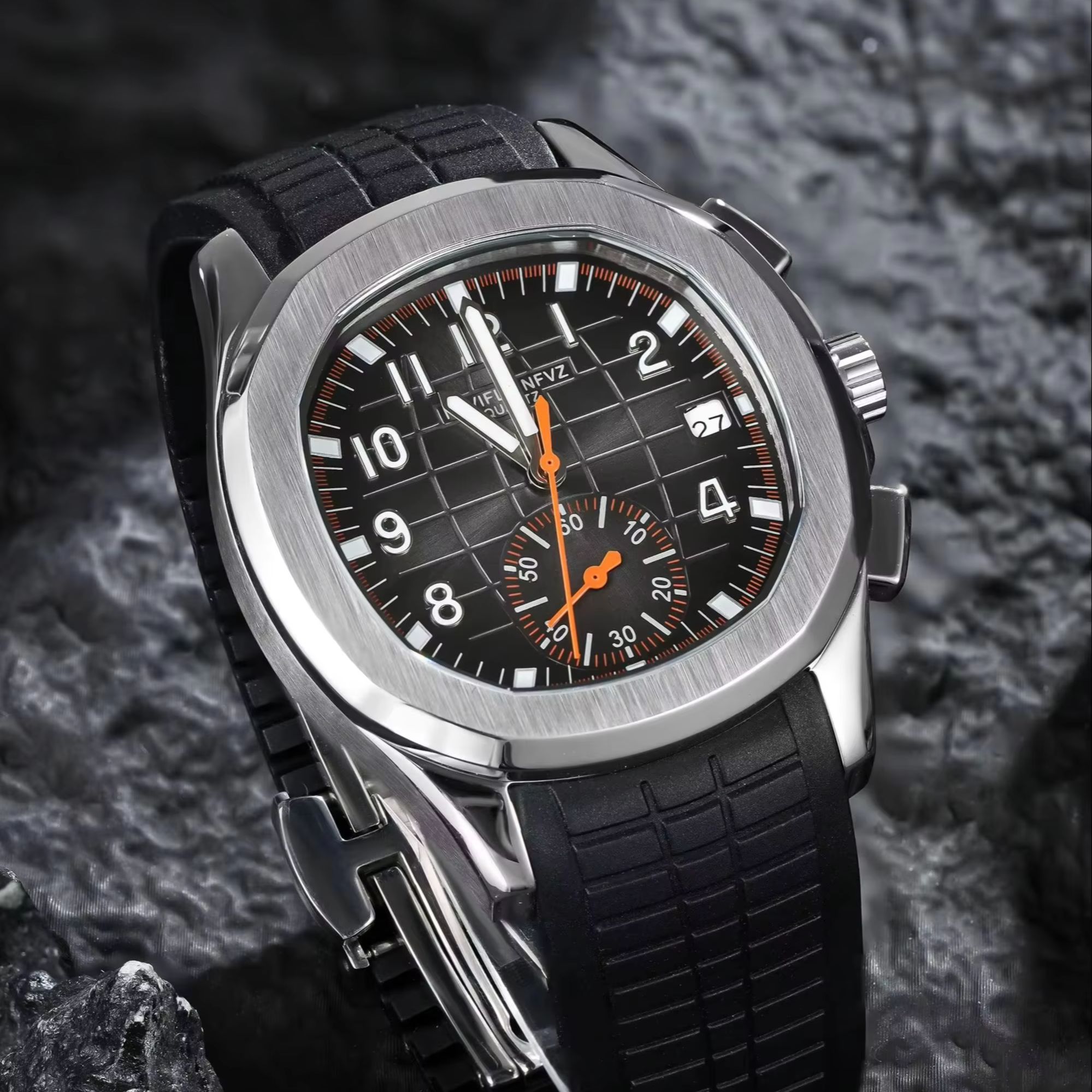 NAVIFLZ – montre de luxe pour  - Luxury Watch Rubber Strap avis et prix