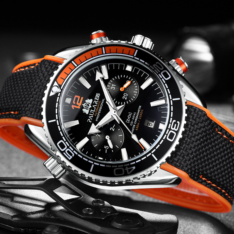 PAULAREIS P luxe hommes automa - Luxury Watch Rubber Strap avis et prix