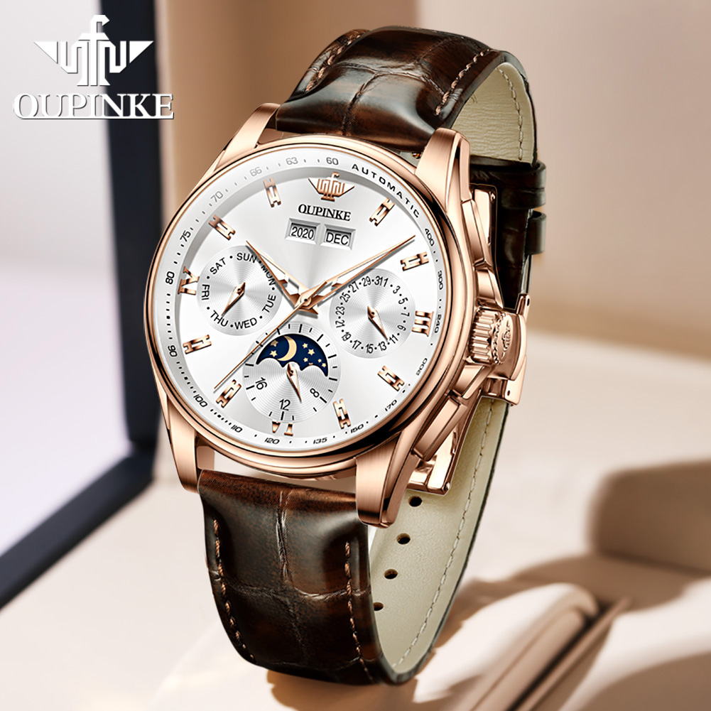 OUPINKE montres pour hommes dé - Sapphire Crystal Display avis et prix