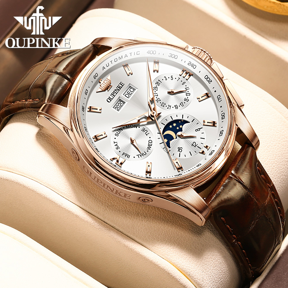 OUPINKE montres pour hommes dé - Sapphire Crystal Display avis et prix