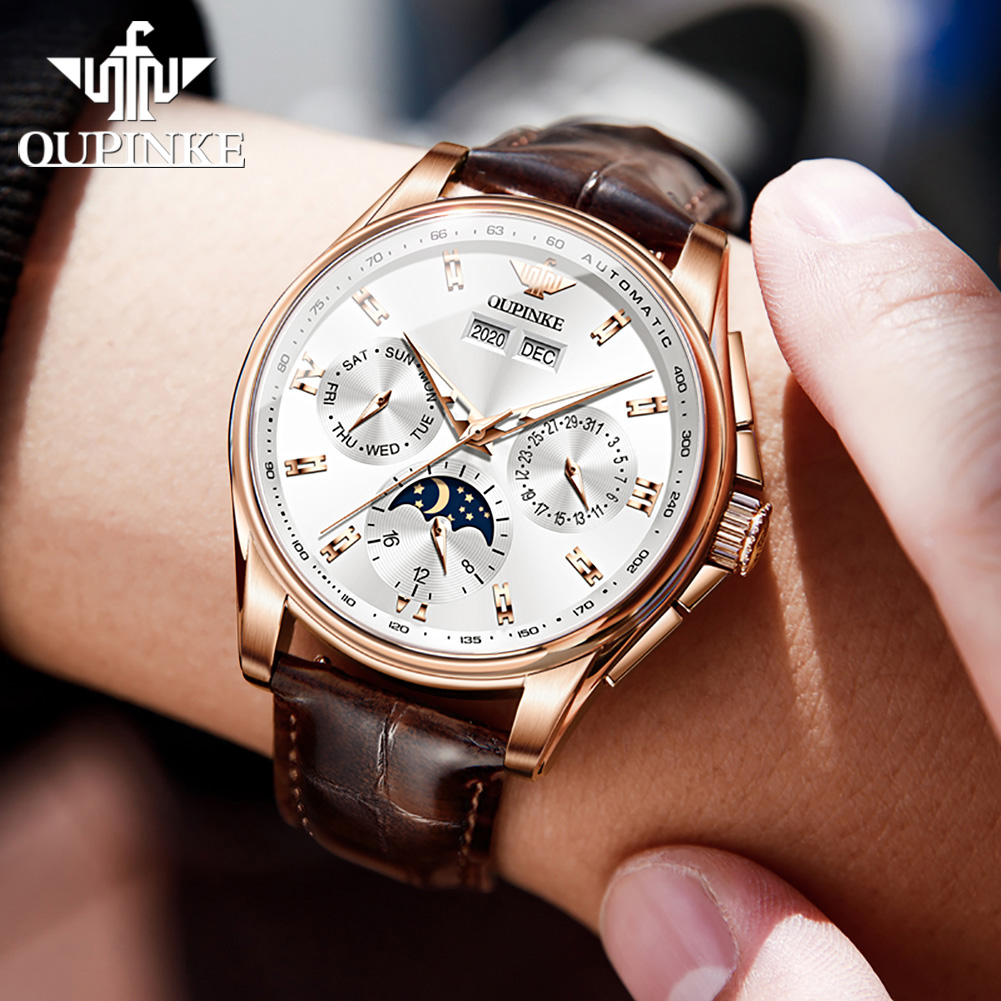 OUPINKE montres pour hommes dé - Sapphire Crystal Display avis et prix