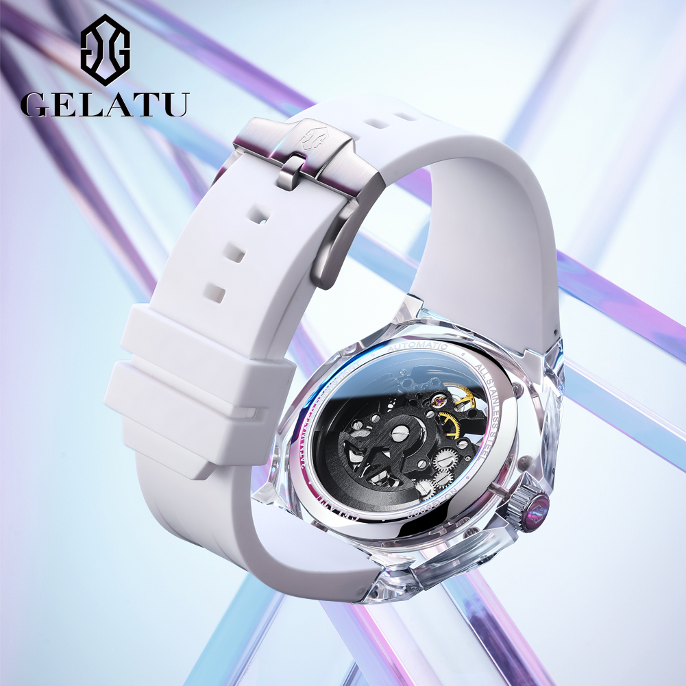 GELATU 8002 montre mécanique a - Luxury Watch Rubber Strap avis et prix